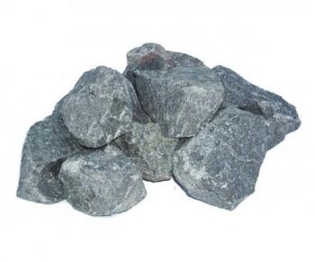 Камень для бани Габбро - диабаз 20 кг коробка, мытый (40)