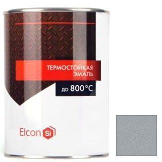 Эмаль Элкон термостойкая белая 1 л (до 400°С)